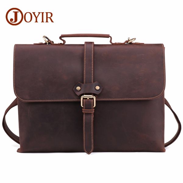 joyir vintage men's briefcase crazy horse leather genuine laphandbag totes business men messenger bags leather lapbag
joyir vintage men's briefcase crazy horse leather genuine laphandbag totes business men messenger bags leather lapbag