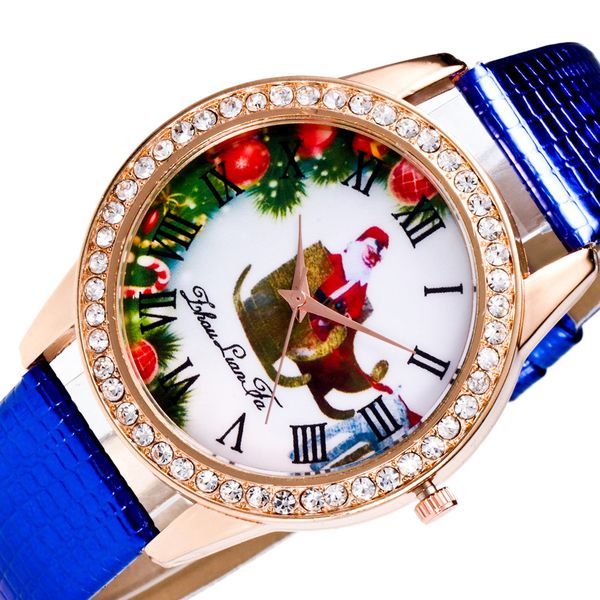 christmas men's and women's new fashion santa casual watches quartz watch leather band women clock, Slivery;brown
christmas men's and women's new fashion santa casual watches quartz watch leather band women clock, Slivery;brown