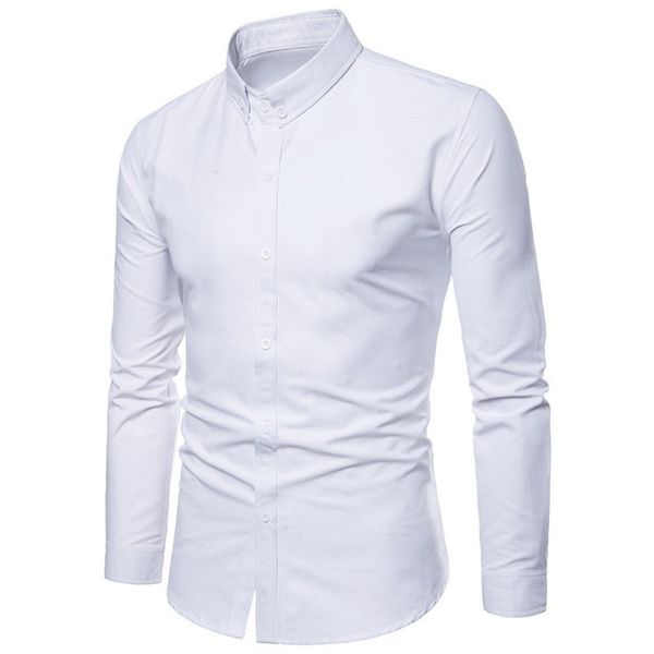 2018 new men long sleeve button solid shirt male man slim fit business formal dress shirts smart casual shirt, White;black
2018 new men long sleeve button solid shirt male man slim fit business formal dress shirts smart casual shirt, White;black