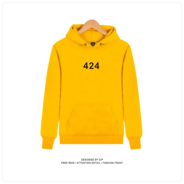 424 designer hoodies casual hooded pullover male printed high street hip hop sweatshirts asian size s-3xl, Black
424 designer hoodies casual hooded pullover male printed high street hip hop sweatshirts asian size s-3xl, Black