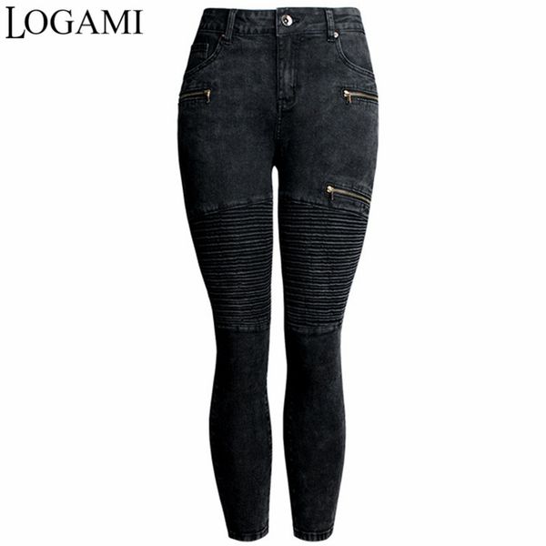 logami new black motorcycle biker zip jeans woman stretch denim skinny ankle length pants motor jeans for women, Blue
logami new black motorcycle biker zip jeans woman stretch denim skinny ankle length pants motor jeans for women, Blue