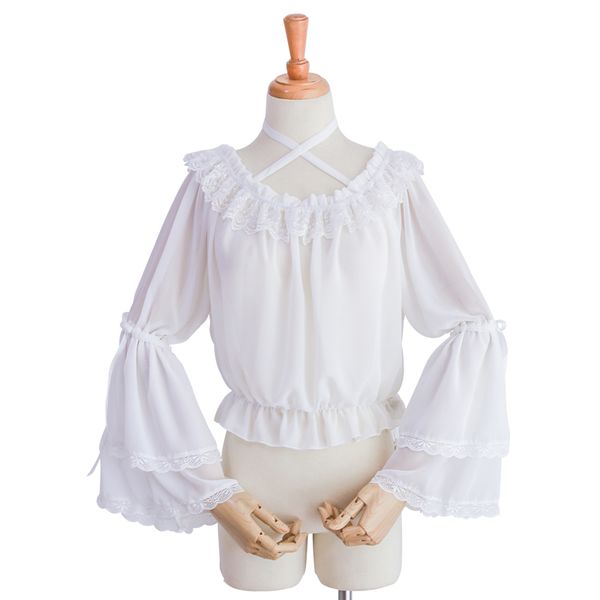 lolita daily dress summer chiffon blouse lolita cute sweet hanging neck black / white shirt, Black;red
lolita daily dress summer chiffon blouse lolita cute sweet hanging neck black / white shirt, Black;red
