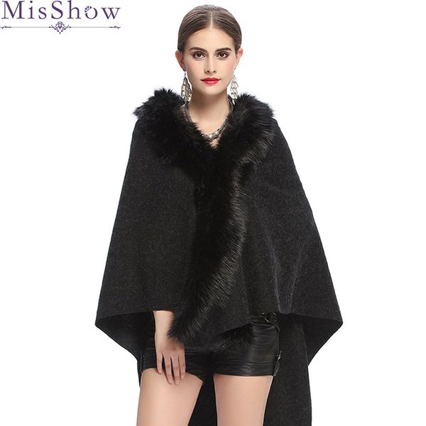 misshow 2018 fashion new pullover knitwear cloak shawl coats solid capes for women elegant long loose outwear shawl capes female, Black
misshow 2018 fashion new pullover knitwear cloak shawl coats solid capes for women elegant long loose outwear shawl capes female, Black