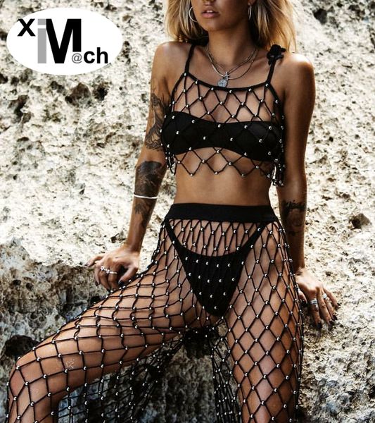 xim&@ch new wide legs pants beading elastic waist handmade crochet knit net pants and set vacation style pt06728e, Black;white
xim&@ch new wide legs pants beading elastic waist handmade crochet knit net pants and set vacation style pt06728e, Black;white