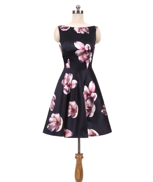 vestido de noiva a-line scoop print short satin prom dresses 2019 sleeveless evening dress formal party dress homecoming dresses, Black
vestido de noiva a-line scoop print short satin prom dresses 2019 sleeveless evening dress formal party dress homecoming dresses, Black
