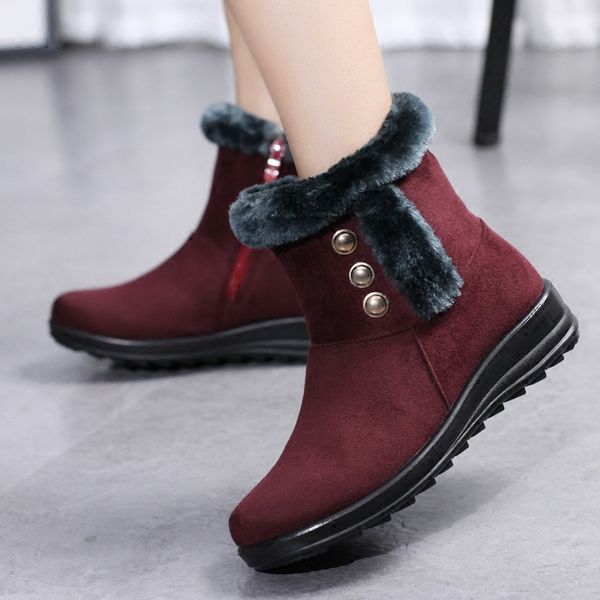 women boots 2018 new winter snow boots women shoes beijing style plus size autumn flock antiskid winter boot for, Black
women boots 2018 new winter snow boots women shoes beijing style plus size autumn flock antiskid winter boot for, Black