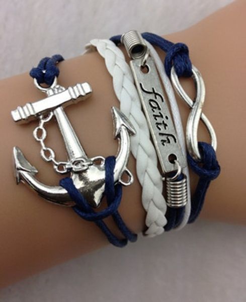 1pcs infinity handmade bracelet.metal charm,wax cord,leather bracelet fashionable jewerlly bracelet 882, Golden;silver
1pcs infinity handmade bracelet.metal charm,wax cord,leather bracelet fashionable jewerlly bracelet 882, Golden;silver