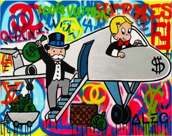 Handpainted ab tract airplane alec monopoly oil painting on canva graffiti wall art home decor multi ize g10
Handpainted ab tract airplane alec monopoly oil painting on canva graffiti wall art home decor multi ize g10