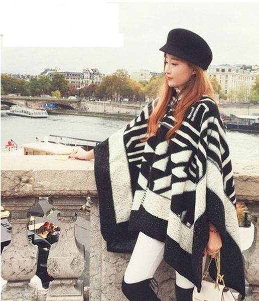 Winter women Scarf with hat Knit cardigan Buckle large power long Cashmere thickened warm shawls women Fringe Poncho Shawl
Winter women Scarf with hat Knit cardigan Buckle large power long Cashmere thickened warm shawls women Fringe Poncho Shawl