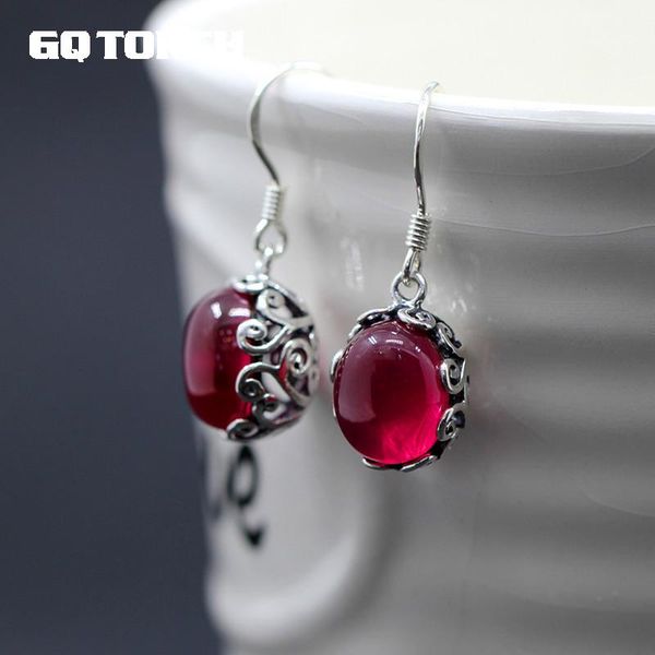 gqtorch 925 sterling silver earrings hook with natural red garnet corundum hollow flower vintage design ruby jewelry, Golden;silver
gqtorch 925 sterling silver earrings hook with natural red garnet corundum hollow flower vintage design ruby jewelry, Golden;silver