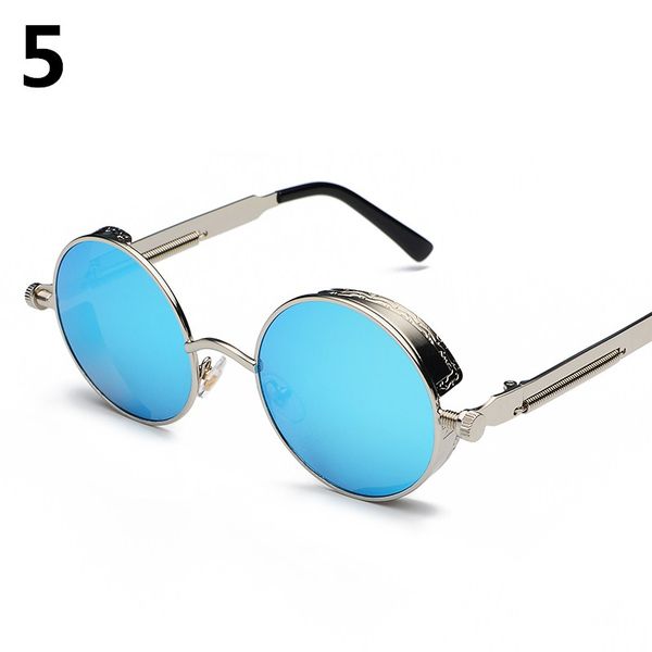 1pc men women fashion vintage punk sunglasses coating mirrored retro round polarized sunglasses eyewear shades, White;black
1pc men women fashion vintage punk sunglasses coating mirrored retro round polarized sunglasses eyewear shades, White;black
