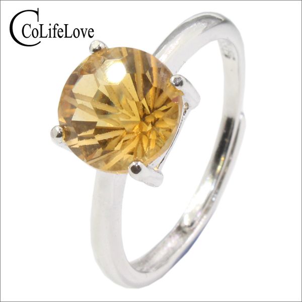 dazzling citrine engagement ring 8 mm brilliant round cut natural citrine silver ring solid 925 silver for woman, Golden;silver
dazzling citrine engagement ring 8 mm brilliant round cut natural citrine silver ring solid 925 silver for woman, Golden;silver