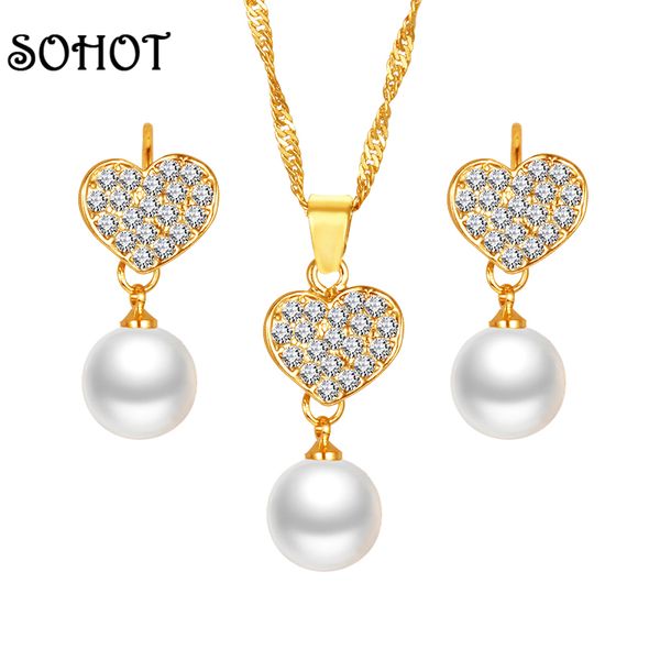 soromantic elegant jewelry set lucky heart imitation crystal pearl pendant earrings for women engagement bijouxy accessaries, Silver
soromantic elegant jewelry set lucky heart imitation crystal pearl pendant earrings for women engagement bijouxy accessaries, Silver