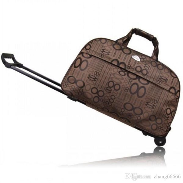 

бренд дизайнер 2017 водонепроницаемый мешок багажа толстый стиль роллинг чемодан тележка багаж женщинымужские дорожные сумки чемодан с колес