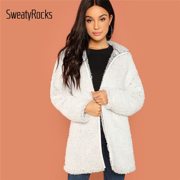 sweatyrocks серый повседневная флис открытой передней тедди пальто стенд воротник с длинным рукавом зима сгущаться топы 2018 женская мода ве, Black;brown
sweatyrocks серый повседневная флис открытой передней тедди пальто стенд воротник с длинным рукавом зима сгущаться топы 2018 женская мода ве, Black;brown