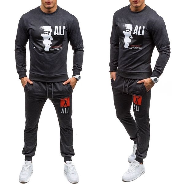 2018 fashion muhammad ali men tracksuits sportswear men's leisure sweater pullover outwear tracksuit sets men hoody s-xxl, Gray
2018 fashion muhammad ali men tracksuits sportswear men's leisure sweater pullover outwear tracksuit sets men hoody s-xxl, Gray