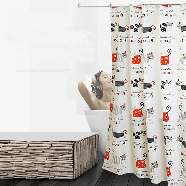 cartoon cat waterproof polyester shower curtain thicker bath curtain for the bathroom home decorations 180*200cm
cartoon cat waterproof polyester shower curtain thicker bath curtain for the bathroom home decorations 180*200cm