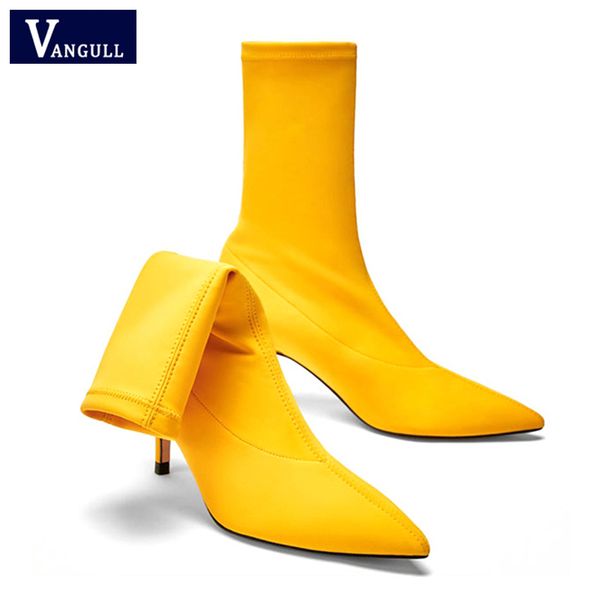 fashion spring & autumn women's shoes high heel stretch fabric women's boots high heel pointed toe solid female basic boots, Black
fashion spring & autumn women's shoes high heel stretch fabric women's boots high heel pointed toe solid female basic boots, Black