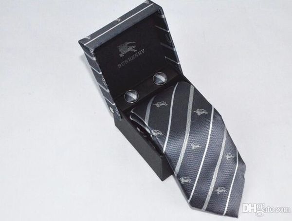HOT Newest Men Silk Ties & Cufflinks & hanky Fashion Mens Neck Ties luxury bur brand tie with box Business Leisure
HOT Newest Men Silk Ties & Cufflinks & hanky Fashion Mens Neck Ties luxury bur brand tie with box Business Leisure