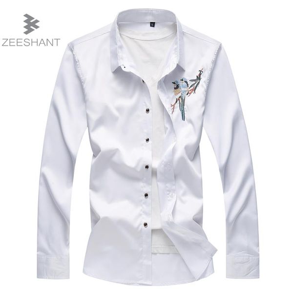 zeeshant brand dress shirts mens stand collar camisetas hombre bird club fashion shirt in men's tuxedo shirts 7xl 6xl, White;black
zeeshant brand dress shirts mens stand collar camisetas hombre bird club fashion shirt in men's tuxedo shirts 7xl 6xl, White;black