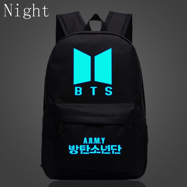 2017 kpop bts bangtan boys luminous backpacnew logo door army leer backpack student schoolbag shoulder bag fans gifts
2017 kpop bts bangtan boys luminous backpacnew logo door army leer backpack student schoolbag shoulder bag fans gifts