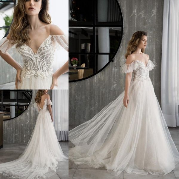 riki dalal 2019 пляж свадебные платья sexy spghetti с плеча кружева аппликация boho свадебные платья линия бисер свадебные vestido де новия, White
riki dalal 2019 пляж свадебные платья sexy spghetti с плеча кружева аппликация boho свадебные платья линия бисер свадебные vestido де новия, White