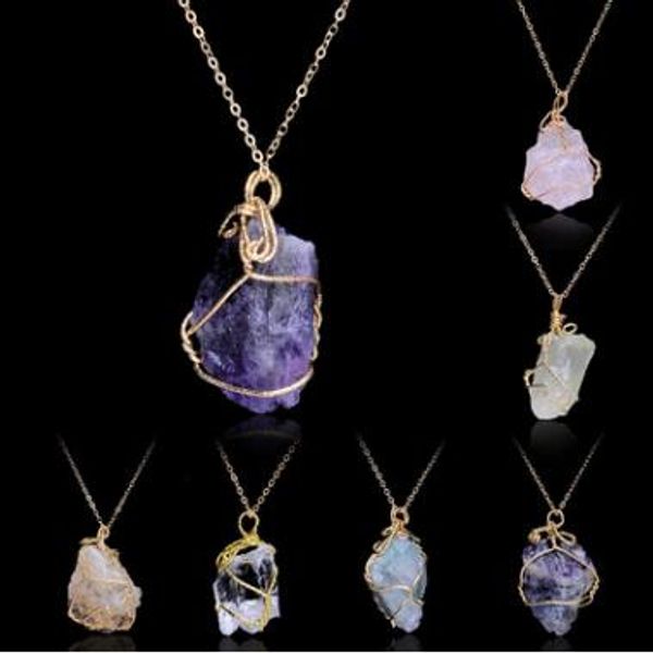 5 colors handmade irregular amethyst citrine wire wrapped pendant necklace women natural stone crystal quartz fluorite necklaces jewelry, Silver
5 colors handmade irregular amethyst citrine wire wrapped pendant necklace women natural stone crystal quartz fluorite necklaces jewelry, Silver
