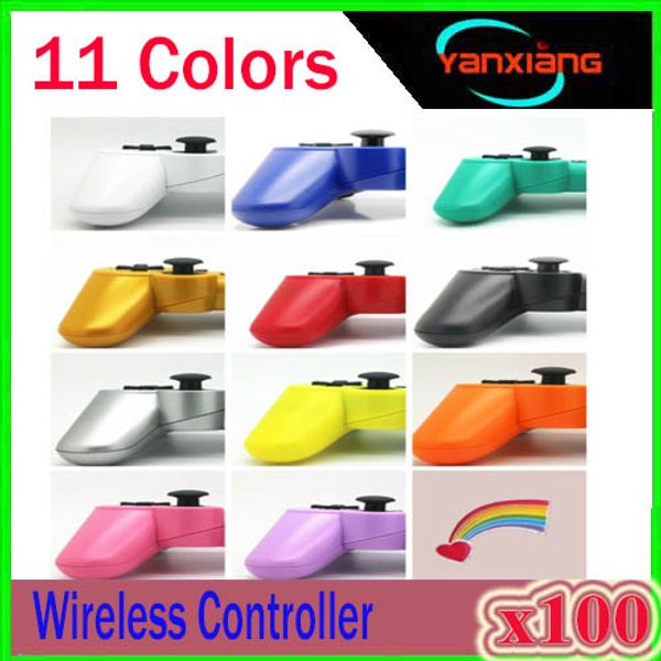 100pcs 2018 New PS3 controllers Wireless Controller Game Controllers Double Shock for PS3 portable video game palyer Game Console YX-PS3-11
100pcs 2018 New PS3 controllers Wireless Controller Game Controllers Double Shock for PS3 portable video game palyer Game Console YX-PS3-11