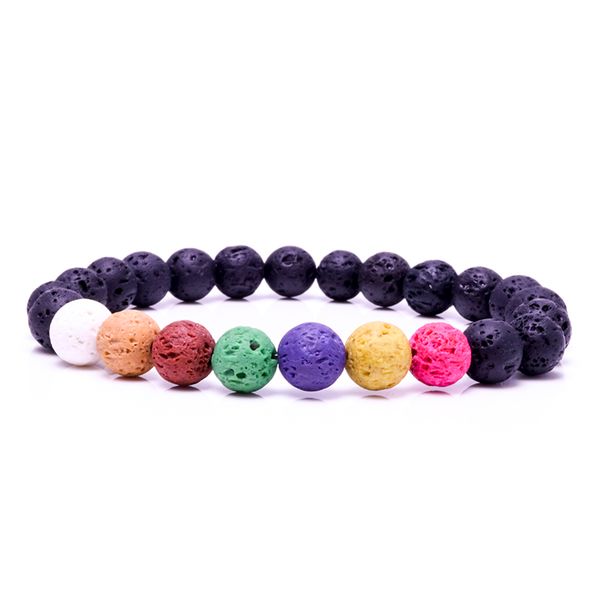 7 colour 8mm natural stone black lava rock bracelet essential oil perfume diffuser bracelet
7 colour 8mm natural stone black lava rock bracelet essential oil perfume diffuser bracelet