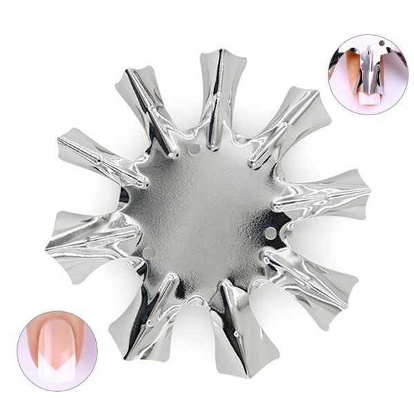 stainless steel french tips nail art template cutter stencil reusable nails line trimmer manicure nail art styling tool, White
stainless steel french tips nail art template cutter stencil reusable nails line trimmer manicure nail art styling tool, White