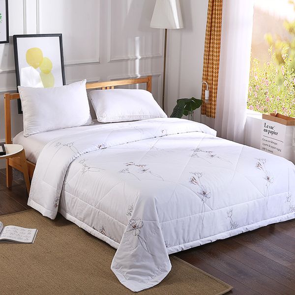 white solid color black print 100% cotton bedspread americanthrows blanket summer thin comforter stiching duvet quilt filling
white solid color black print 100% cotton bedspread americanthrows blanket summer thin comforter stiching duvet quilt filling