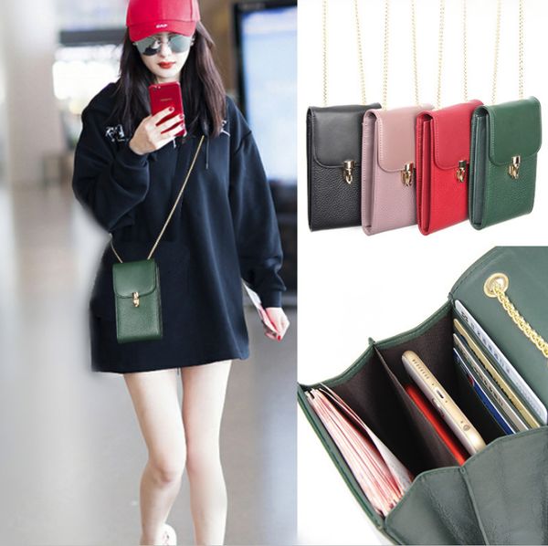 layer new genuine leather large capacity lychee grain 100 take mobile phone bag oblique cross - chain purse woman, Red;black
layer new genuine leather large capacity lychee grain 100 take mobile phone bag oblique cross - chain purse woman, Red;black