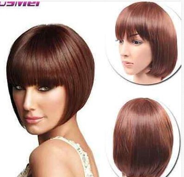 fixsf68 straight short brown lady's bob lolita princess hair wig wigs for women, Black;brown
fixsf68 straight short brown lady's bob lolita princess hair wig wigs for women, Black;brown