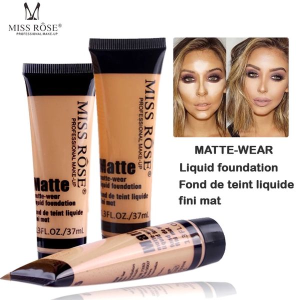 miss rose brand makeup matte wear liquid foundation maquiagem 10 colors face cream base foundation fond de teint concealer
miss rose brand makeup matte wear liquid foundation maquiagem 10 colors face cream base foundation fond de teint concealer