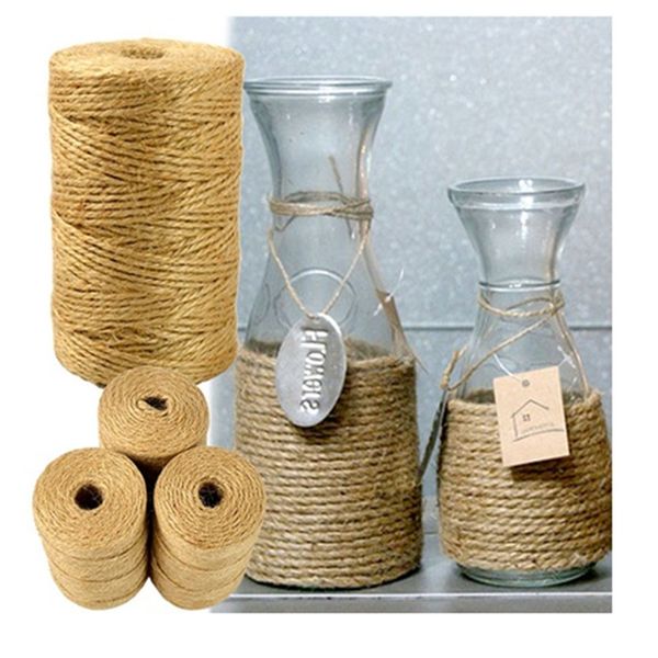 1 roll 100m natural sisal 2mm rustic tags wrap wedding decoration diy crafts twisted rope party supplies for gift packing bags, Black;white
1 roll 100m natural sisal 2mm rustic tags wrap wedding decoration diy crafts twisted rope party supplies for gift packing bags, Black;white