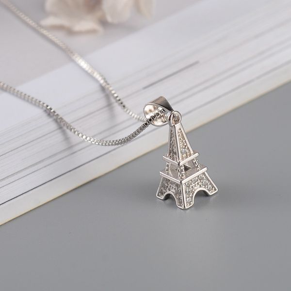3d eiffel tower model pure 925 sterling silver necklaces pendant statement for women/girl fashion jewelry
3d eiffel tower model pure 925 sterling silver necklaces pendant statement for women/girl fashion jewelry