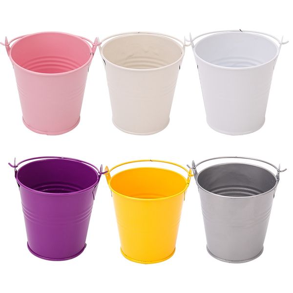 1pcs wedding favors and gifts candy box metal mini tin bucket gift bags with handles wedding decor event party supplies 7 colors
1pcs wedding favors and gifts candy box metal mini tin bucket gift bags with handles wedding decor event party supplies 7 colors