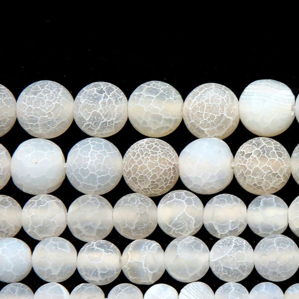 8mm natural stone frost crab white agates round loose beads 4 6 8 10 12mm pick size for jewelry making, Black
8mm natural stone frost crab white agates round loose beads 4 6 8 10 12mm pick size for jewelry making, Black