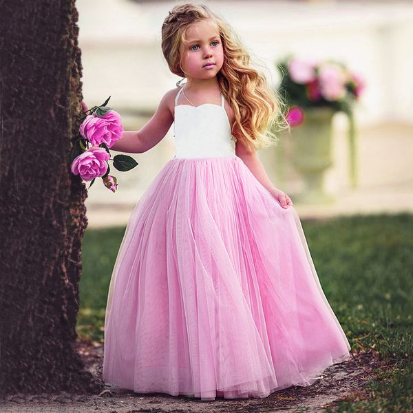 white cotton pink voile patchwork dress summer clothes sleeveless halter mesh wedding party princess dress for 1-6y girls, Red;yellow
white cotton pink voile patchwork dress summer clothes sleeveless halter mesh wedding party princess dress for 1-6y girls, Red;yellow