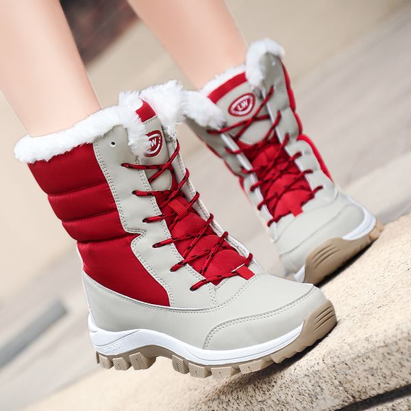 fashion women boots winter non-slip waterproof snow boots girls casual platform ankle shoes with thick fur lining botas mujer, Black
fashion women boots winter non-slip waterproof snow boots girls casual platform ankle shoes with thick fur lining botas mujer, Black