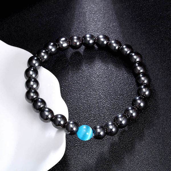 8mm natural stone strands beaded bracelets wristband elastic bangle for women men energy charm fashion jewelry, Black
8mm natural stone strands beaded bracelets wristband elastic bangle for women men energy charm fashion jewelry, Black
