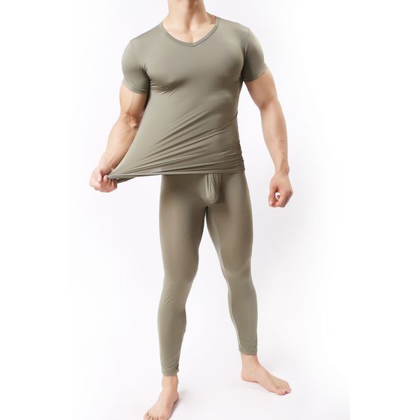 costumes for men pyjama sleepwear ultra-thin tight sleep set mens black white silk male pajamas suit, Black;brown
costumes for men pyjama sleepwear ultra-thin tight sleep set mens black white silk male pajamas suit, Black;brown