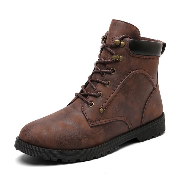 cow leather fashion martin boots for men winter fur male shoes ankle boots comfort short plush lace-up footwear, Black
cow leather fashion martin boots for men winter fur male shoes ankle boots comfort short plush lace-up footwear, Black