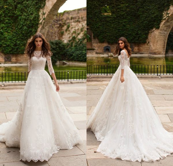 naviblue dolly beach wedding dresses bateau neck appliques lace up back long sleeve bridal gowns sweep train country wedding dress, White
naviblue dolly beach wedding dresses bateau neck appliques lace up back long sleeve bridal gowns sweep train country wedding dress, White
