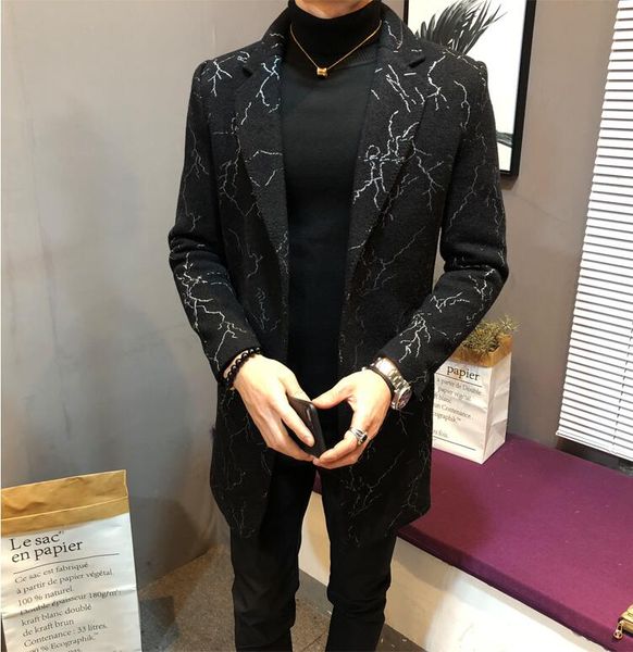 autumn and winter new woolen coat male long section korean version of the british wind trend youth jacket slim trend -3xl, Tan;black
autumn and winter new woolen coat male long section korean version of the british wind trend youth jacket slim trend -3xl, Tan;black