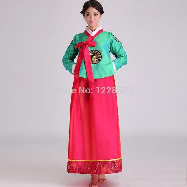 new women korea traditional hanbok korean national ccostume robe dress, Black;red
new women korea traditional hanbok korean national ccostume robe dress, Black;red