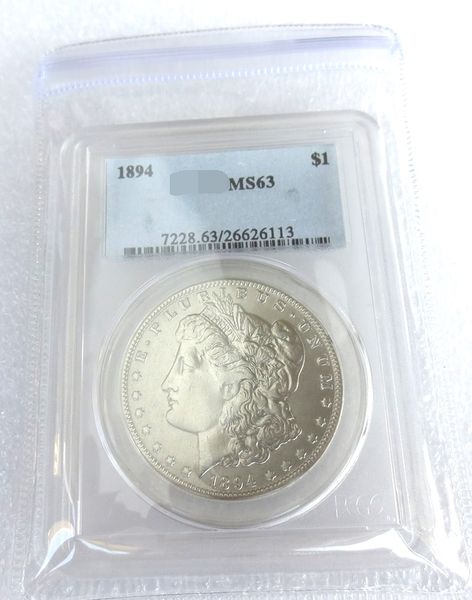 US Coin 1894 MS63 Morgan 1$ Silver Coins currency senior transparent box Free shipping
US Coin 1894 MS63 Morgan 1$ Silver Coins currency senior transparent box Free shipping