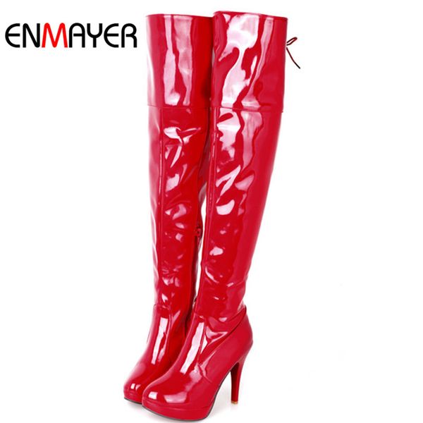 enmayer big size 34-43 women knee boots high heels platform round toe buckle over the knee boots winter spring shoes women, Black
enmayer big size 34-43 women knee boots high heels platform round toe buckle over the knee boots winter spring shoes women, Black