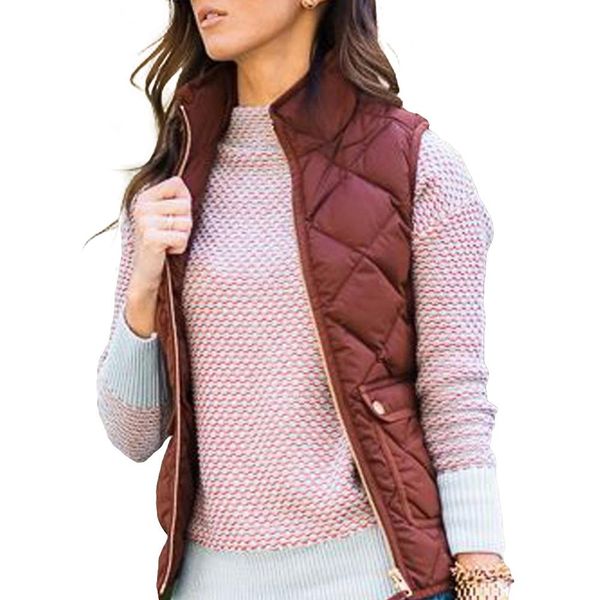 solid color sleeveless women's autumn winter warm casual waistcoat vest jacket fashion, Black;white
solid color sleeveless women's autumn winter warm casual waistcoat vest jacket fashion, Black;white