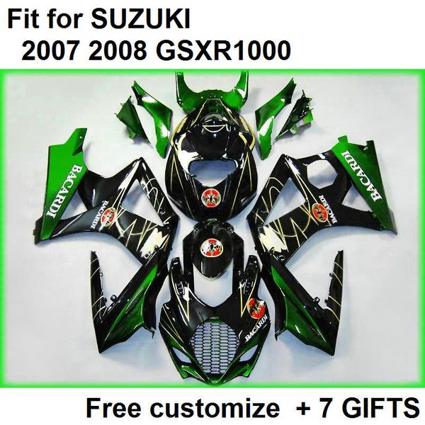 custom fairing kit for suzuki gsxr1000 07 08 green black fairings set gsxr1000 2007 2008 rr56
custom fairing kit for suzuki gsxr1000 07 08 green black fairings set gsxr1000 2007 2008 rr56